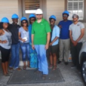 Students visit Scott Kessler at the Cora Texas Manufacturing Company in White Castle, Louisiana to learn first hand about sugar production.